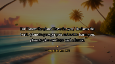 Police Faith Challenge — Day 7: Hope & Purpose - Bible verse image
