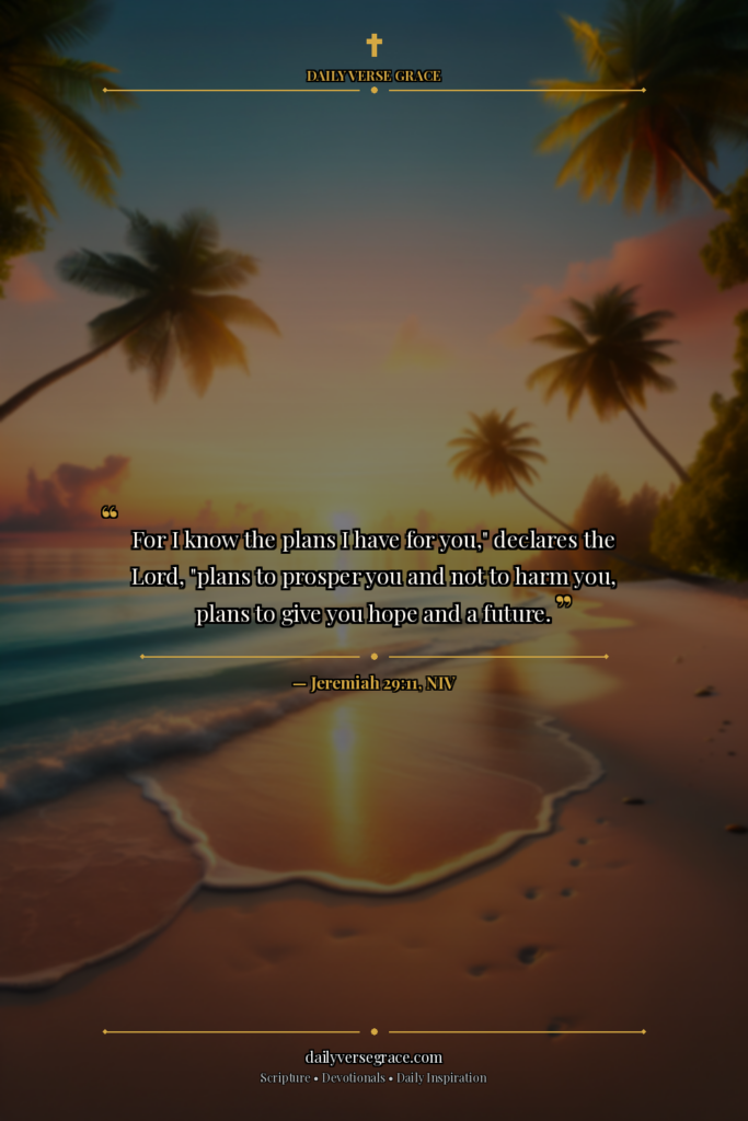 Police Faith Challenge — Day 7: Hope & Purpose - Bible verse image