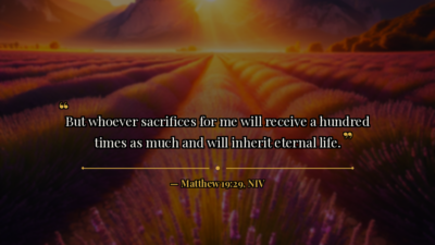 Construction Faith Challenge — Day 6: Family & Sacrifice - Bible verse image