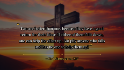 Military Faith Challenge — Day 5: Brotherhood & Unity - Bible verse image