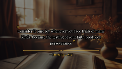 James 1:2-4 - Embracing Patience in Trials